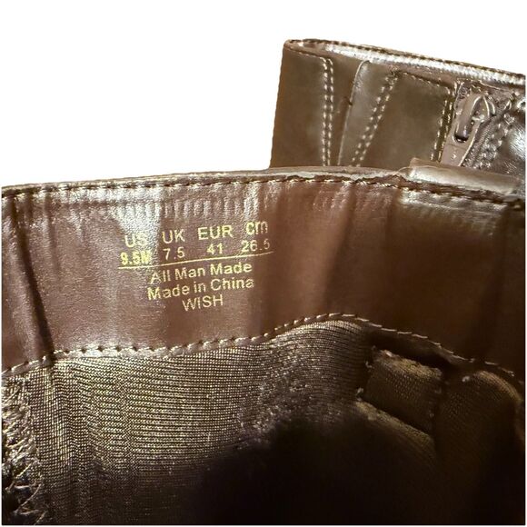 LifeStride Women's Brown Wish Dress Boots Tall Reptile Print Vegan Faux Leather - Picture 6 of 7